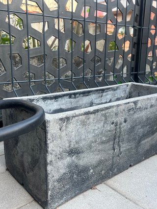 Jardinera 40cm Gris Piedra