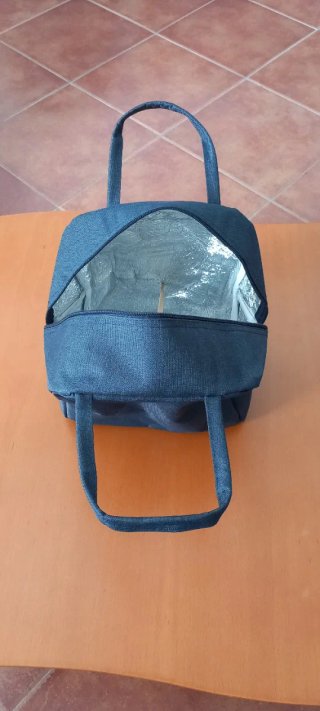 Bolsa nevera isotérmica azul