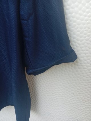 Túnica azul oscuro lazo talla 40