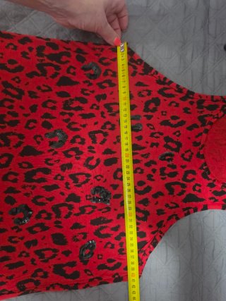 Camiseta sin mangas con estampado de leopardo