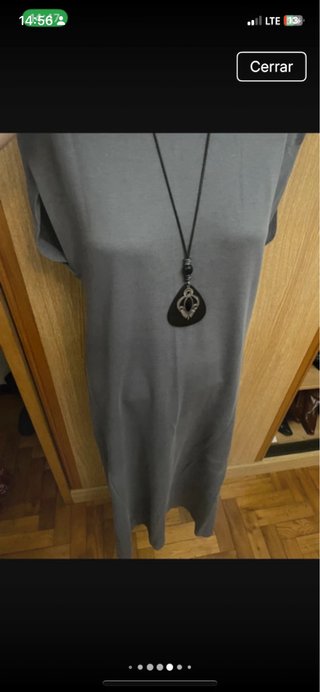 Vestido Zara gris