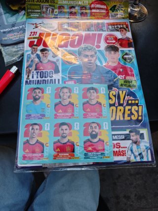 5 unidades Revista Jugon 231 Mundial Selladas