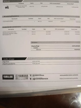 Yamaha NMAX 125 Tech MAX