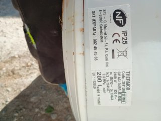 Resistencia Cerámica Thermor 200L