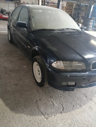 Paragolpes delantero bmw e46, focos, capó y aletas