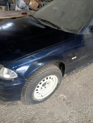 Paragolpes delantero bmw e46, focos, capó y aletas