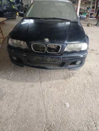 Paragolpes delantero bmw e46, focos, capó y aletas