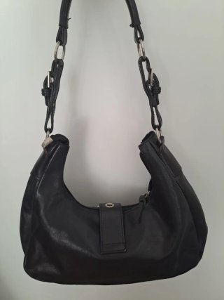 Borsa Kuve vintage pelle nera