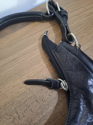 Borsa Kuve vintage pelle nera