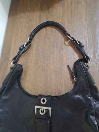Borsa Kuve vintage pelle nera