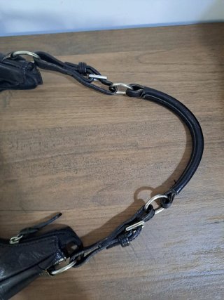 Borsa Kuve vintage pelle nera