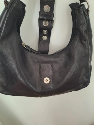 Borsa Kuve vintage pelle nera