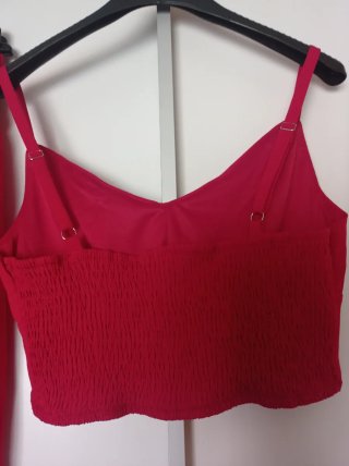 Conjunto Top y Pantalón Rojo