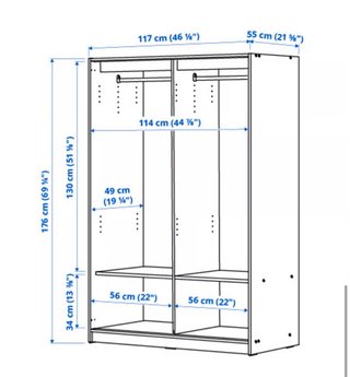 Armario Blanco Puertas Correderas Ikea