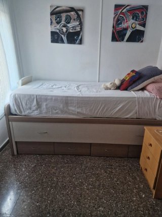 Cama nido con cajones y cama extra