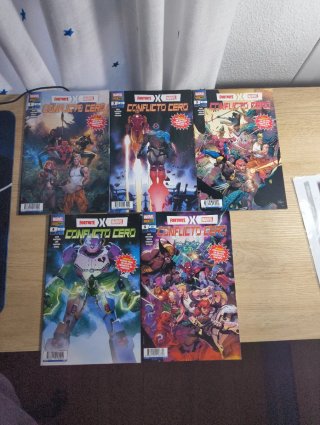 Comics Conflicto cero Fortnite x Marvel
