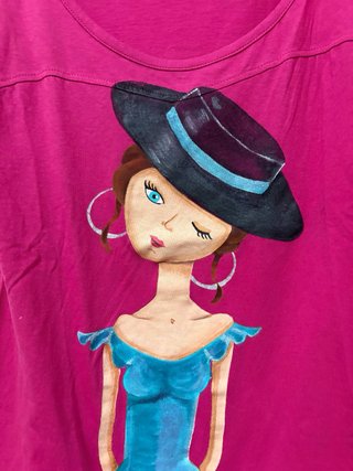 Camiseta Roly Talla S Estampada