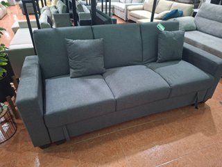 Sofá Cama Gris con Arcón