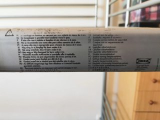 Litera Metálica Ikea Gris