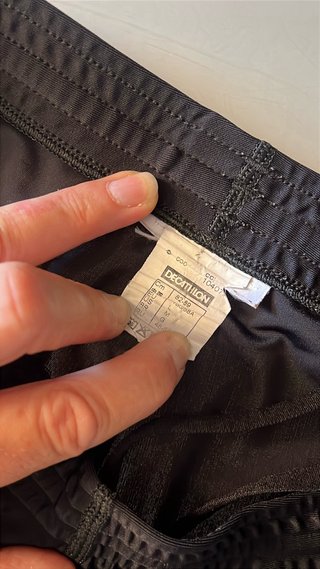 Pantaloncini sportivi Kalenji neri