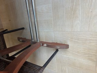 Mesa de teka extensible para terraza