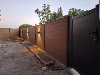 Valla de composite