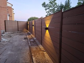 Valla de composite