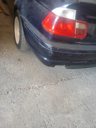 Paragolpes trasero BMW E46, focos y maletero