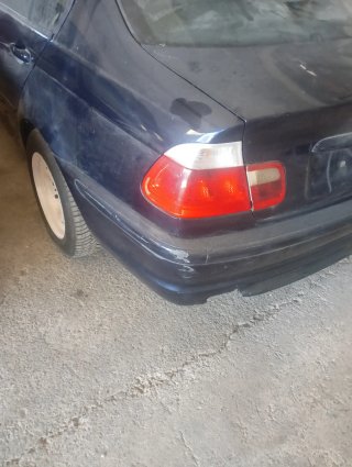 Paragolpes trasero BMW E46, focos y maletero