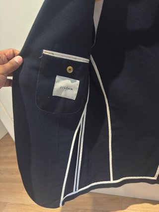 Blazer Jigsaw azul marino