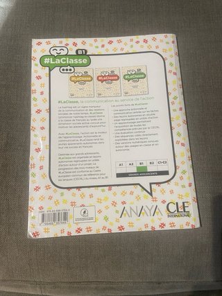 Libro francés 1º bachillerato