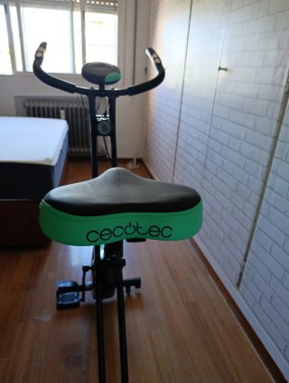 Bicicleta Estática Cecotec Negra/Verde