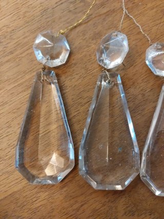 5 Lágrimas de cristal para lámpara araña