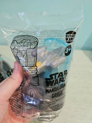 4 Personaggi Star Wars The Mandalorian Burger King