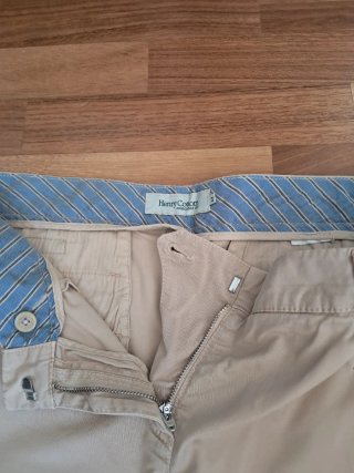 Pantaloni donna Henry Cotton beige