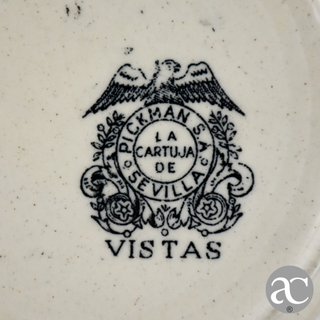 Par de platos Faiança Cartuja Sevilla VISTAS