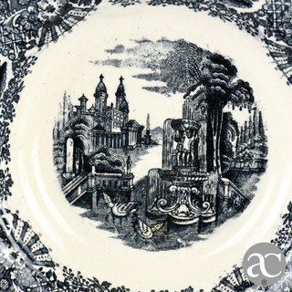 Par de platos Faiança Cartuja Sevilla VISTAS