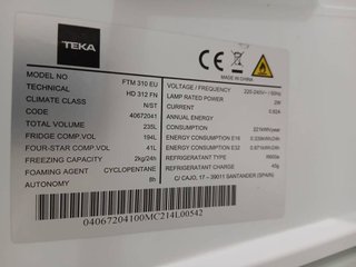 NEVERA MARCA TEKA