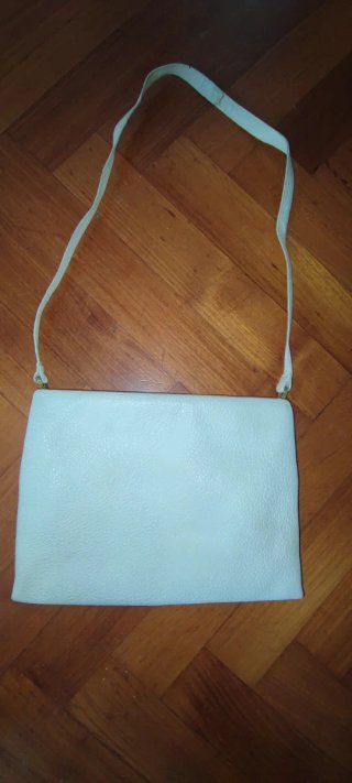 Borsa vintage bianca