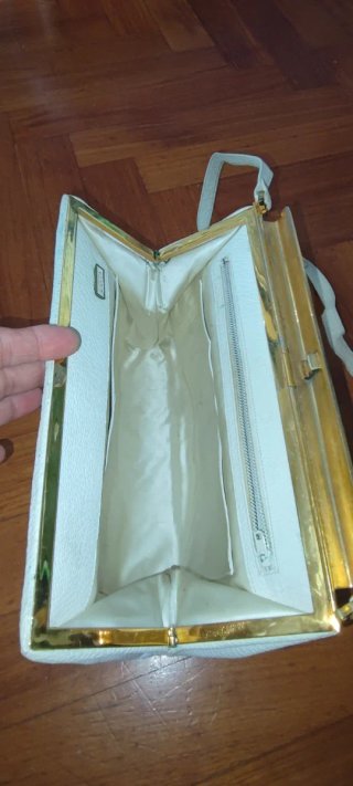Borsa vintage bianca