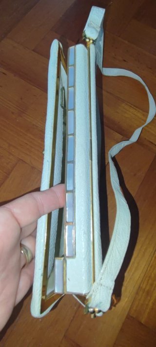 Borsa vintage bianca