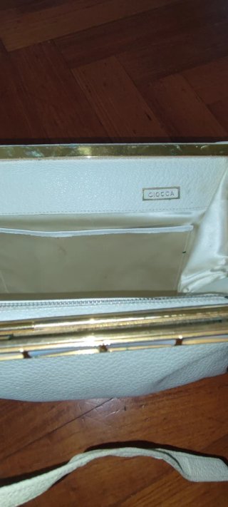 Borsa vintage bianca