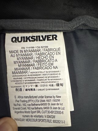 Mochila Quiksilver Negra