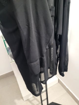 Camisa ASOS transparente negra