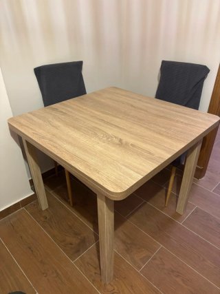 Mesa de salón extensible madera