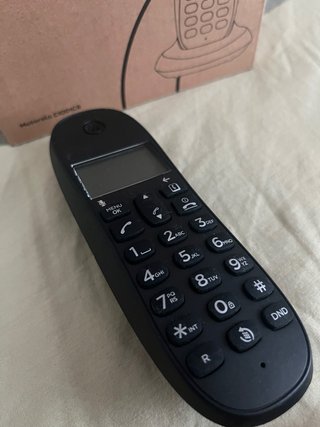 Teléfono Inalámbrico Motorola Negro