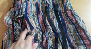 Pantalón corto estampado mujer