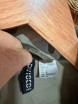 Sobrecamisa Camuflaje Beige y Verde