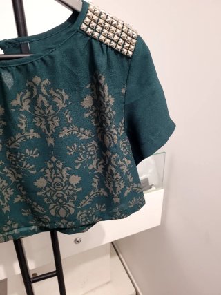 Top corto con tachuelas Pepe Jeans