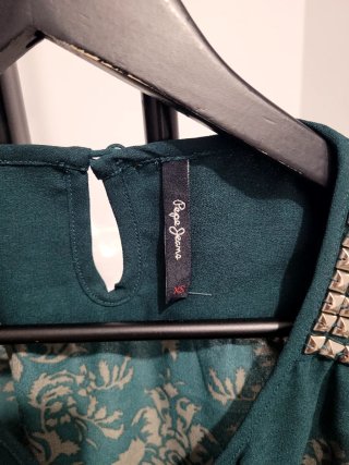 Top corto con tachuelas Pepe Jeans